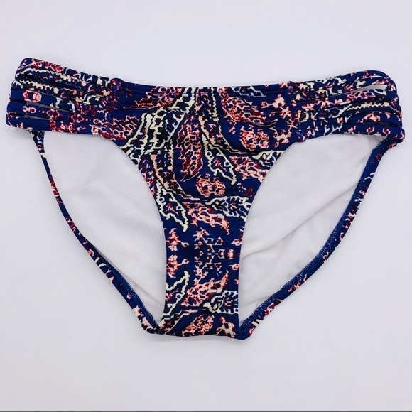 ATHLETA SWIM BOTTOMS SIZE XS-PURPLE/MAROON - Picture 1 of 7